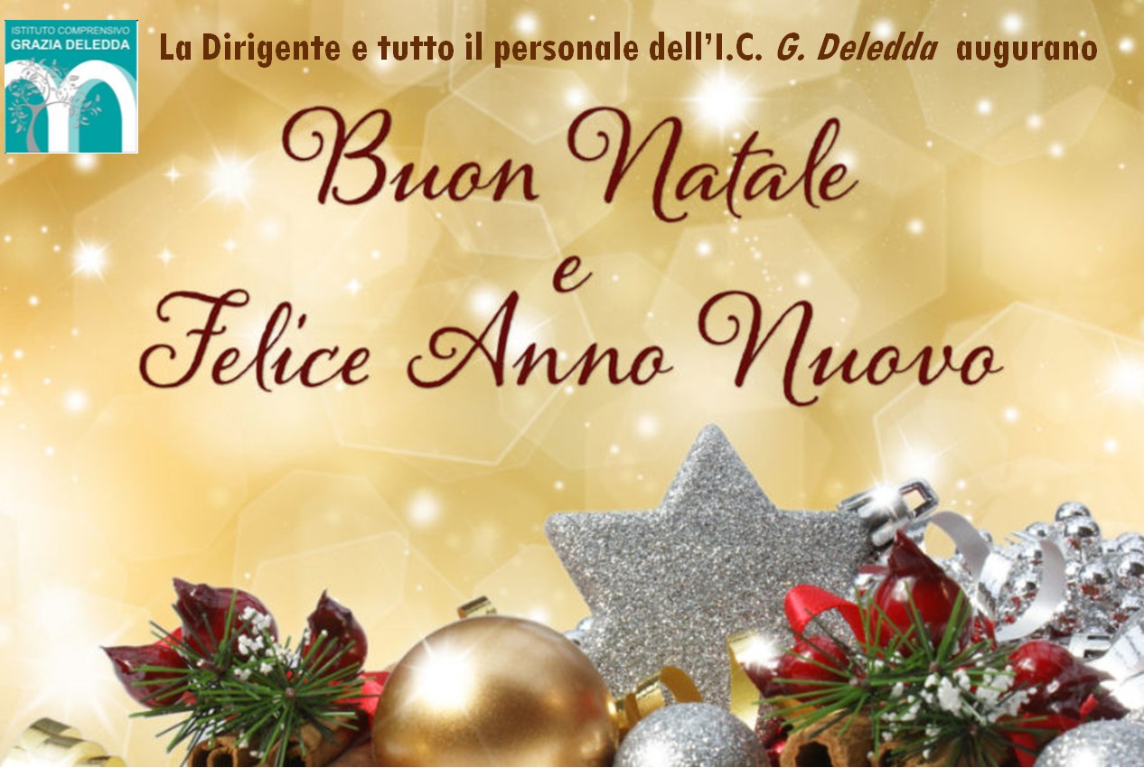 Auguri Buon Natale e felice anno nuovo