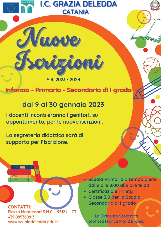 Iscrizioni anno scolastico 2023-2024
